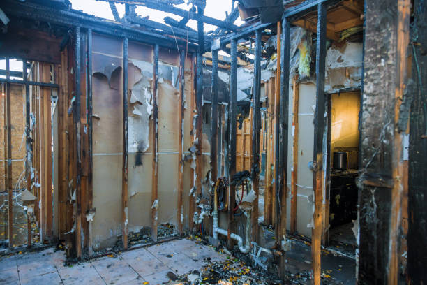 Professional Fire Board Up technician working in Pflugerville, TX